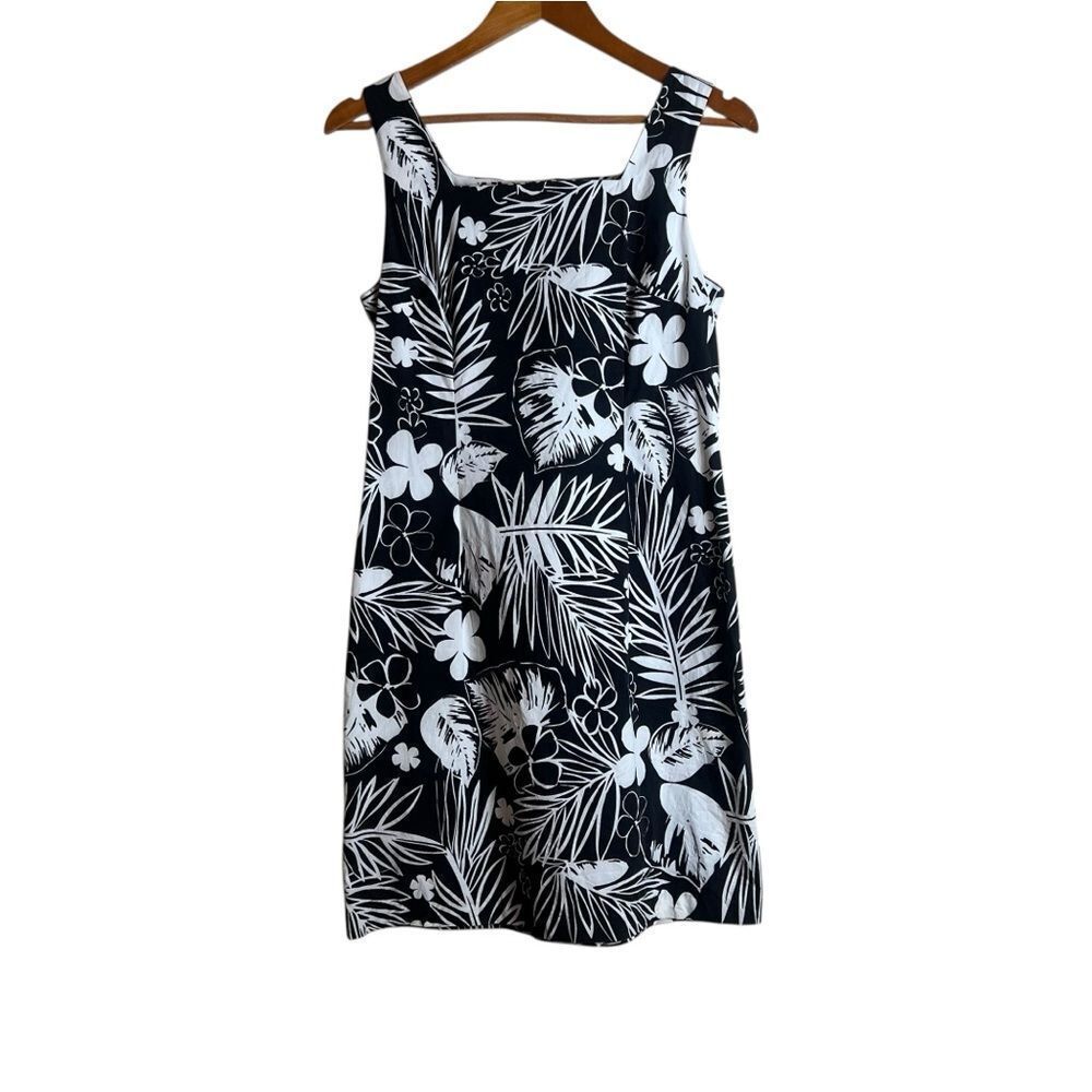 Jessica black & white floral slip dress. Size 12